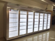 Buzdolabı Dondurucu Cam Ekran Soğuk Oda, Ticari Dondurucu Odası 380V / 50Hz